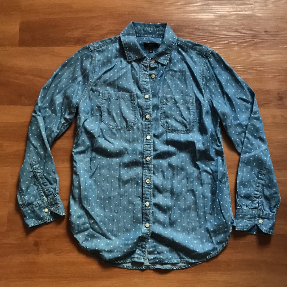 Talbots Button Down Top. Size Petite.